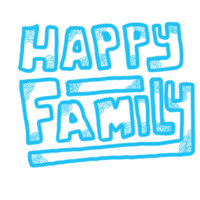 Happy Family Quotes Design png