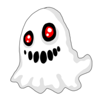 personaje de dibujos animados de halloween - fantasma sonriente png