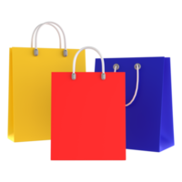 Shopping Bag 3D PNG