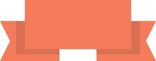 ribbon label illustration in minimal style vector