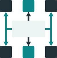 Strategy concept illustration in minimal style vector