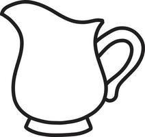 Hand Drawn cute water jug illustration vector