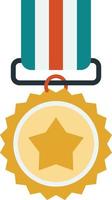 Medals and Achievements illustration in minimal style vector