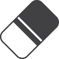 eraser illustration in minimal style vector