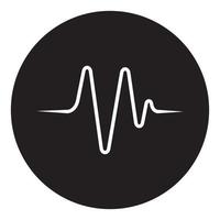 sound wave music logo vector