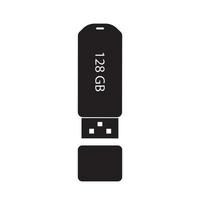 logotipo de transferencia de datos usb vector