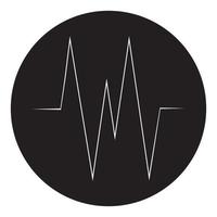 sound wave music logo vector