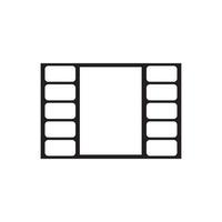 logo design about video shooting vector