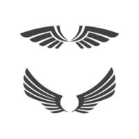 Falcon wing icon Template vector