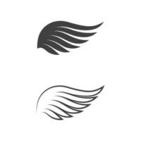 Falcon wing icon Template vector