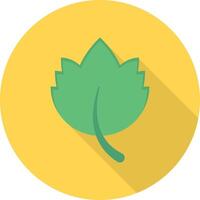 ilustración de vector de hoja en un fondo. símbolos de calidad premium. iconos vectoriales para concepto y diseño gráfico.