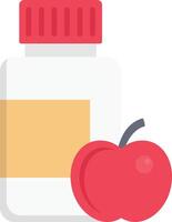 apple bottle vector illustration on a background.Premium quality symbols.vector icons for concept and graphic design.