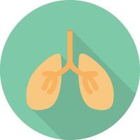 lung vector illustration on a background.Premium quality symbols.vector icons for concept and graphic design.