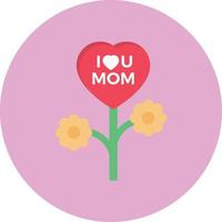 love MOM vector illustration on a background.Premium quality symbols.vector icons for concept and graphic design.