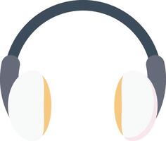 Ilustración de vector de auriculares en un fondo. Símbolos de calidad premium. Iconos vectoriales para concepto y diseño gráfico.