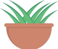 ilustración de vector de planta en un fondo. símbolos de calidad premium. iconos vectoriales para concepto y diseño gráfico.