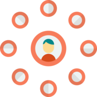 connection concept illustration in minimal style png