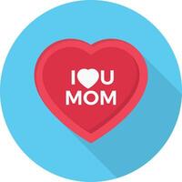 love MOM vector illustration on a background.Premium quality symbols.vector icons for concept and graphic design.