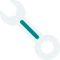 wrench illustration in minimal style png