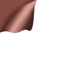 illustration de coin de papier brun png