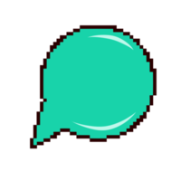 tosca discorso bolla pixel stile png