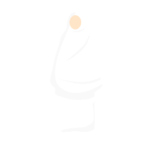 Faceless women wearing ihram png