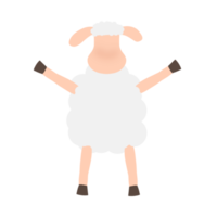 les moutons écartent les mains png