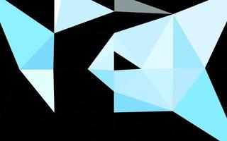 Light BLUE vector triangle mosaic template.