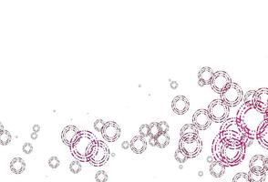 Light Purple, Pink vector texture with disks.