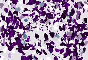 Light Purple vector background with abstract forms.