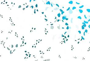 Light blue vector background with abstract forms.