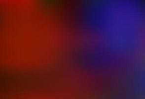 Dark Blue, Red vector bokeh and colorful pattern.