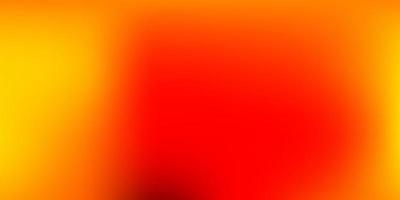 Light Red, Yellow vector abstract blur texture.