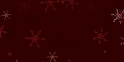 Light Red vector background with bent lines.