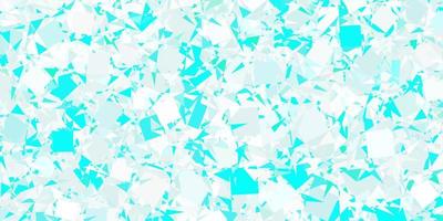 Light Blue, Green vector pattern with polygonal shapes.