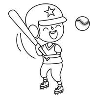 Line Art Drawing For Kids Coloring Page vector