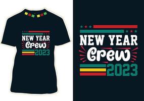 New Year Quotes T-shirt Design vector