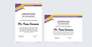 Land Certificate certificate of appreciation border template with luxury badge and modern line and shapes vector