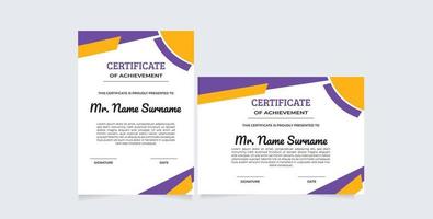 certificate of appreciation border template with luxury badge and modern line and shapes vector