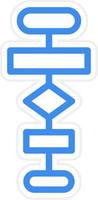 Flowchart Icon Style vector