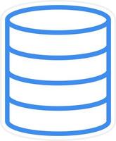 Database Icon Style vector