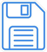 Save Icon Style vector