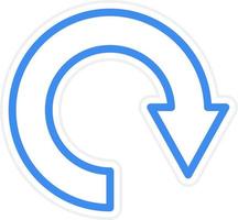 Refresh Icon Style vector