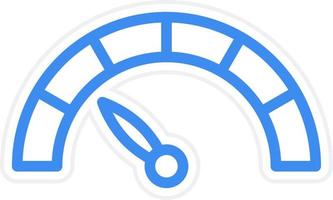 Speedometer Icon Style vector