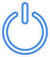 Power Button Icon Style vector