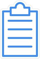 Clipboard Icon Style vector