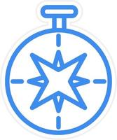 Compass Icon Style vector