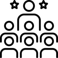 line icon for leading vector