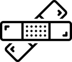 line icon for patch vector
