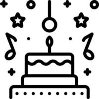 line icon for party vector